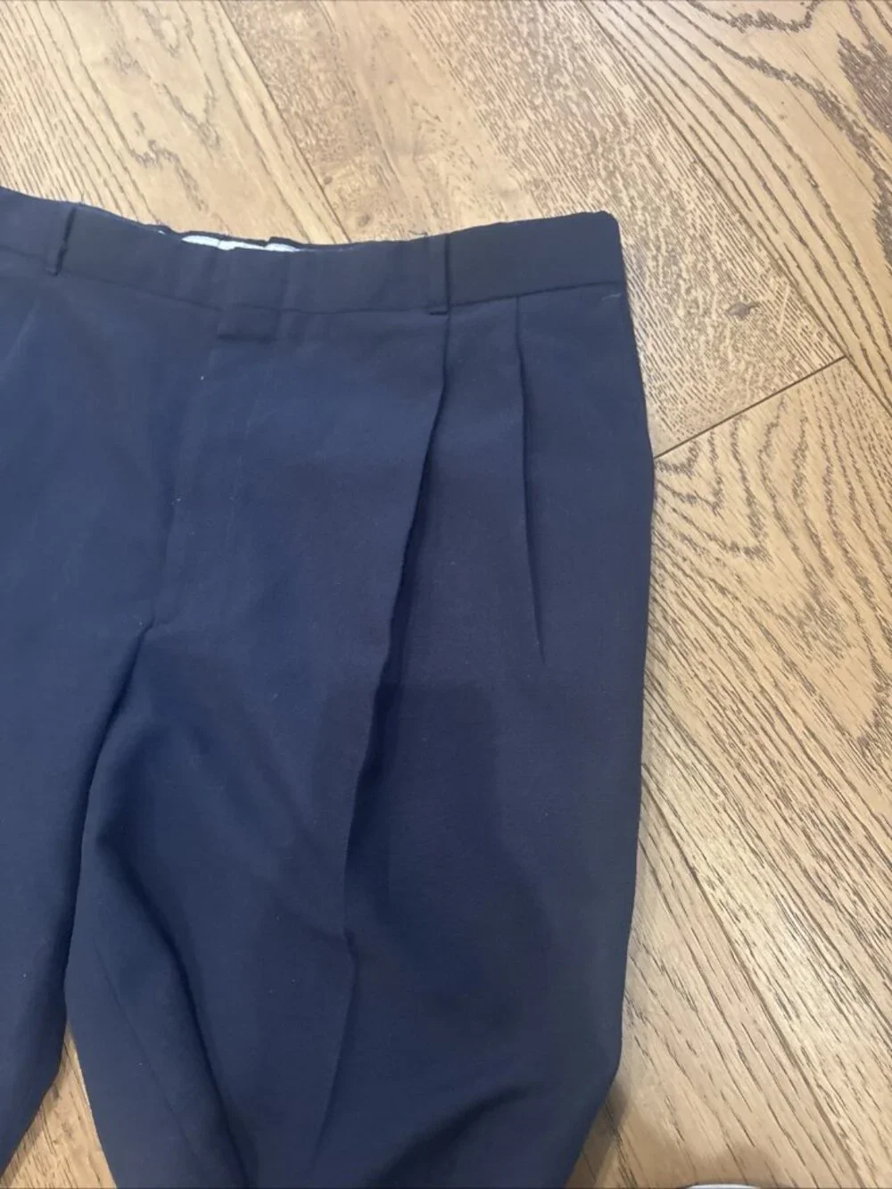 Vintage Levi’s Travelers Blue From Pleated Dress Pants Made In USA 38x30 Wool